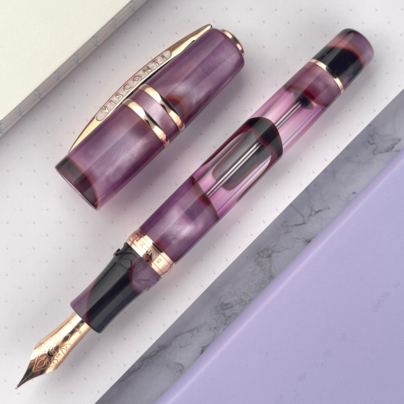 Visconti Homo Sapiens Fountain Pen - Iris Garden (Limited Edition)