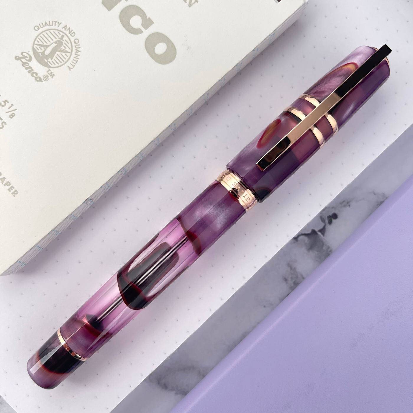 Visconti Homo Sapiens Fountain Pen - Iris Garden (Limited Edition)