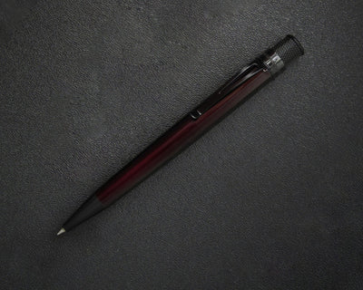 Retro 51 Tornado Stealth Rollerball Pen - Black Cherry