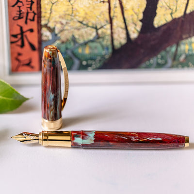 Visconti Van Gogh Fountain Pen - Flowering Plum Orchard