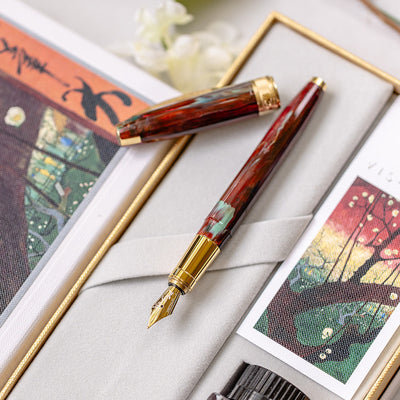 Visconti Van Gogh Fountain Pen - Flowering Plum Orchard