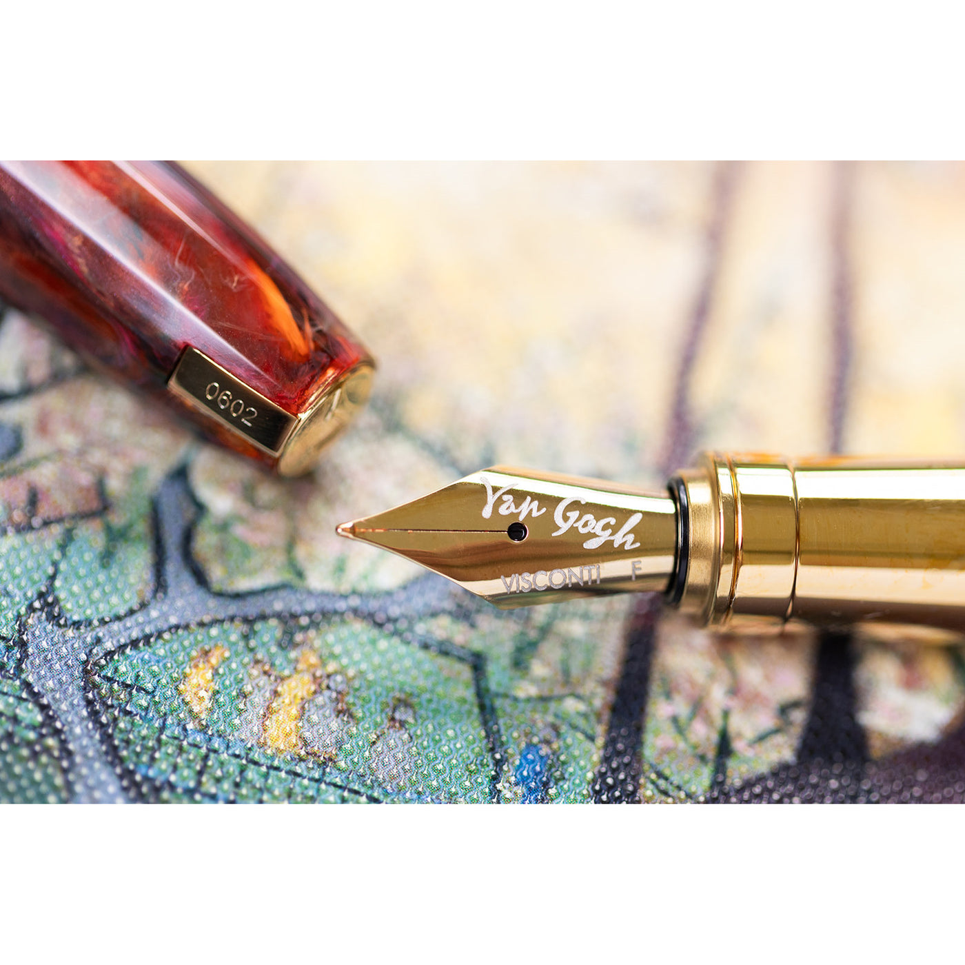 Visconti Van Gogh Fountain Pen - Flowering Plum Orchard