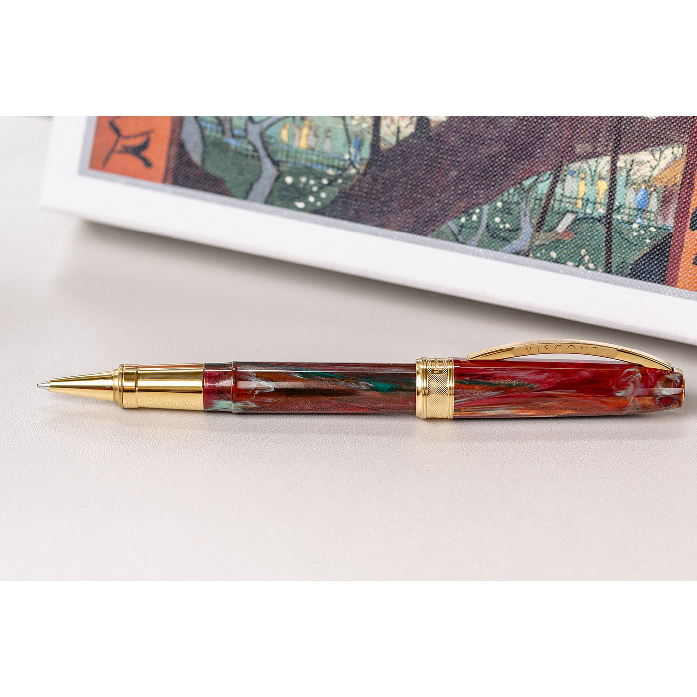 Visconti Van Gogh Rollerball Pen - Flowering Plum Orchard