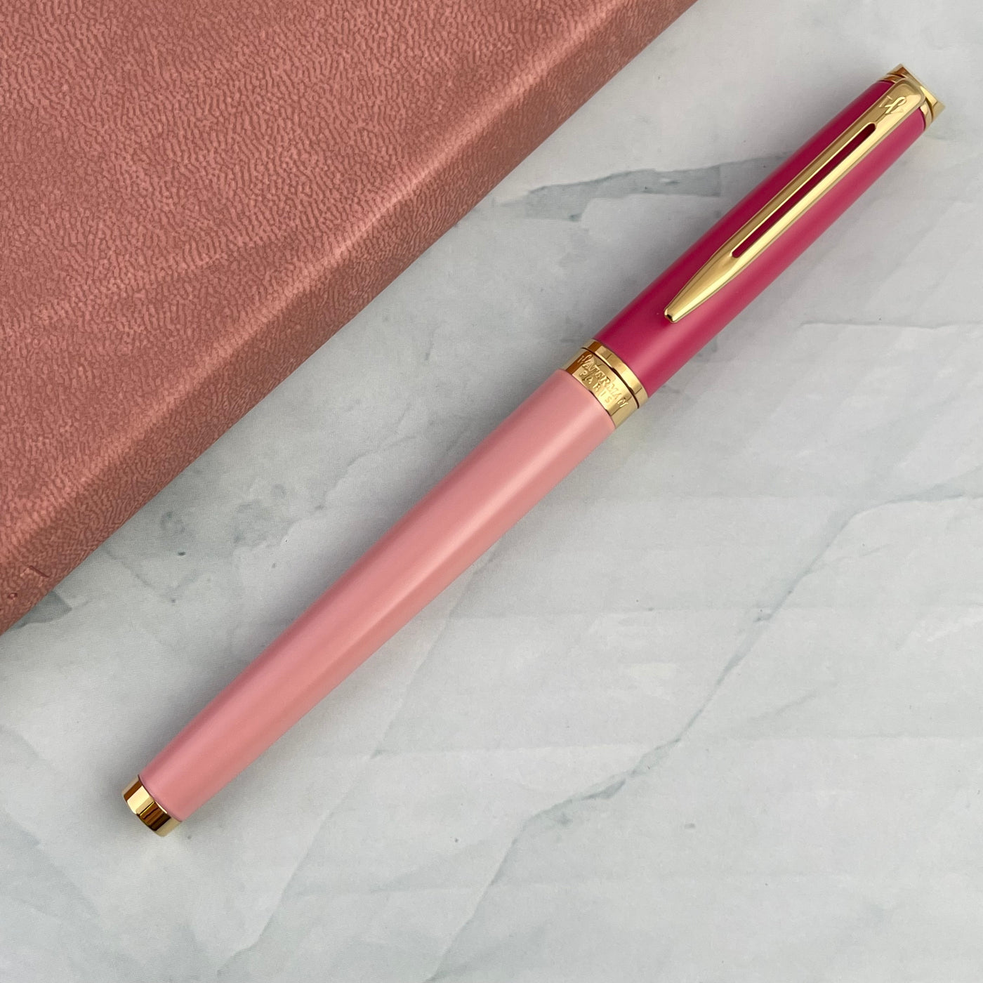 Waterman Hemisphere Color Block Rollerball Pen - Pink (Special Edition)