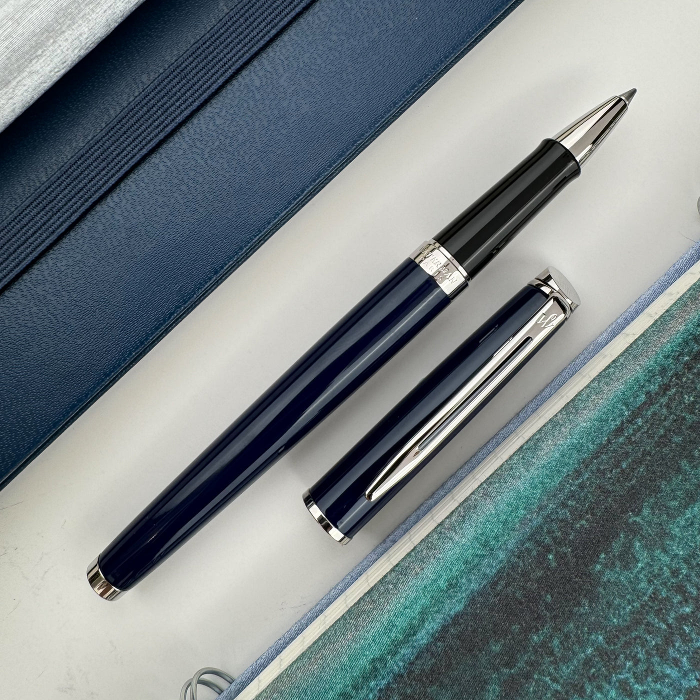 Waterman Hemisphere Rollerball Pen - Blue