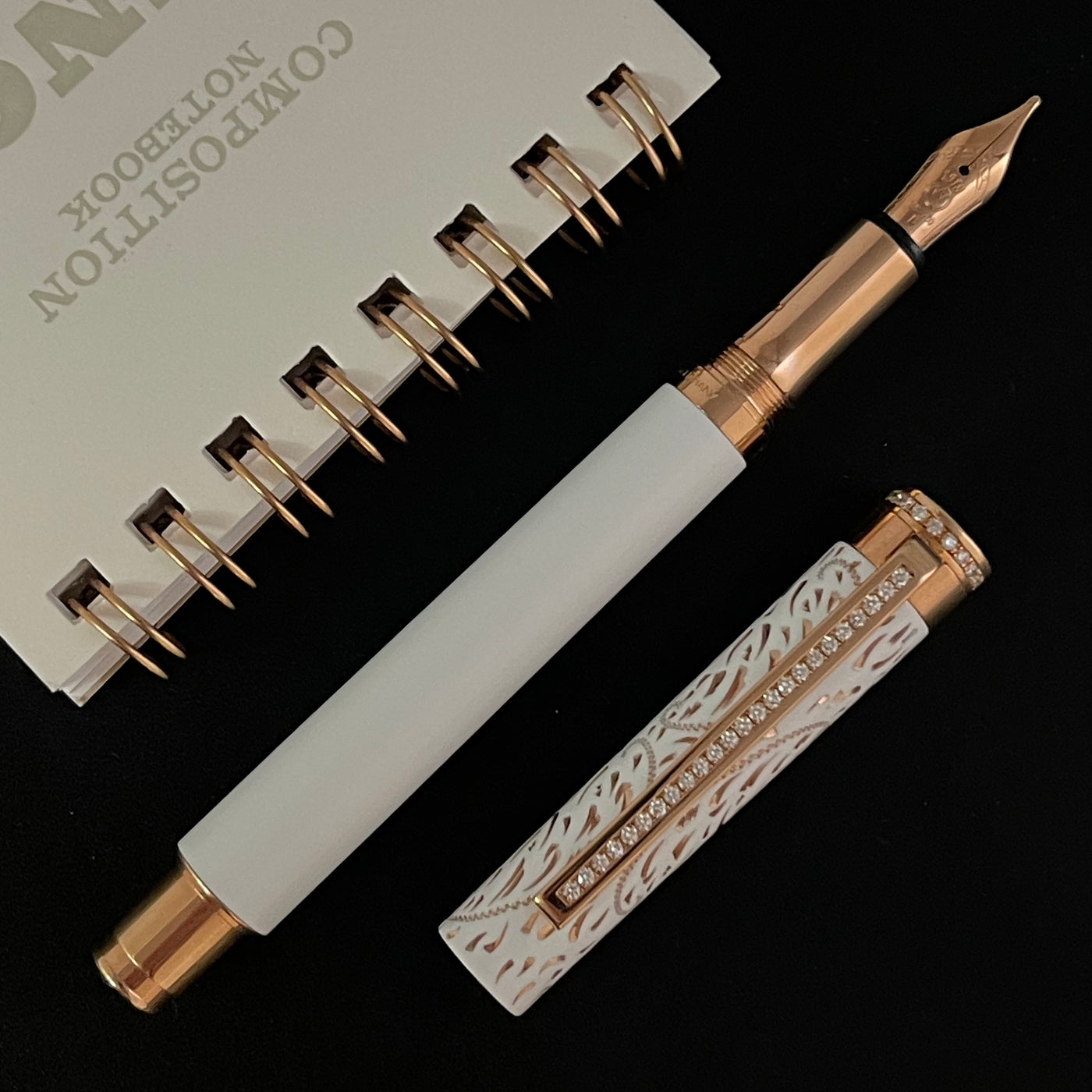 Waldmann Xetra Fountain Pen - Diamond Lady 18kt Gold Nib