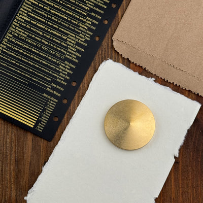 ystudio Classic Paper Weight - Brass