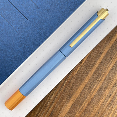 ystudio Glamour Evolve Bihex Rollerball Pen - Blue Gin