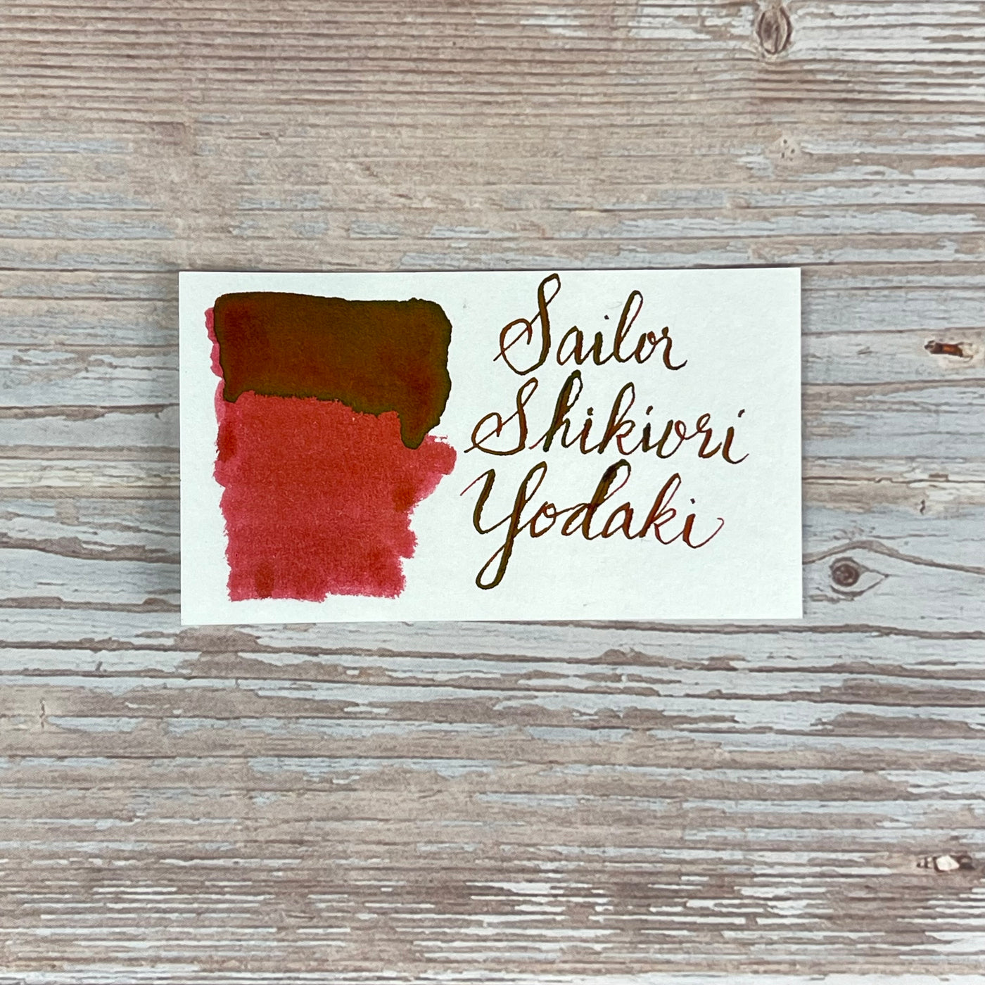 Sailor Shikiori Ink Cartridges - Yodaki (Red Brown)