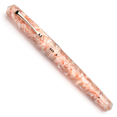 Leonardo Momento Zero Fountain Pen - Angel Skin w/ Rose Gold Trim