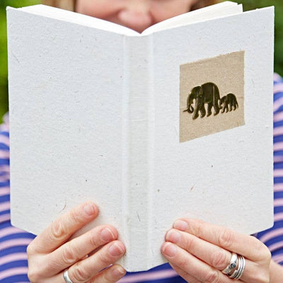 Handmade Elephant Dung Journal Notebook