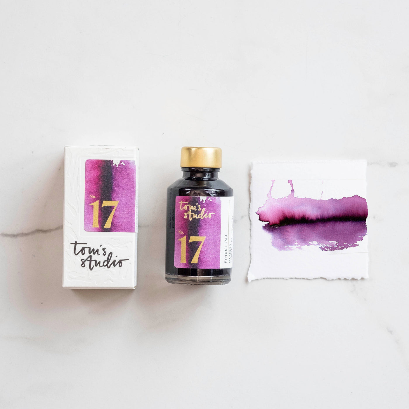 Tom's Studio Damson 17 - 50ml Bottled Ink