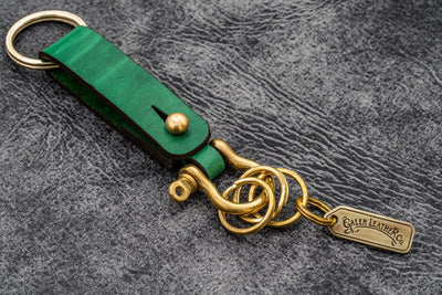 Galen Leather Key Fob - California