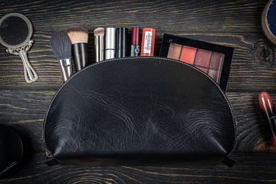 Galen Leather Lunar Makeup / Toiletry Bag