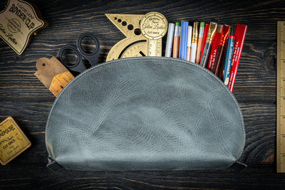 Galen Leather Lunar Makeup / Toiletry Bag