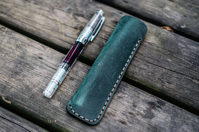 Galen Leather Single Pen Case/ Pouch