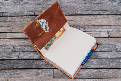 Galen Leather Slim A5 Notebook Cover