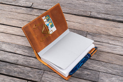 Galen Leather Slim A6 Notebook Cover