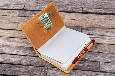 Galen Leather Slim A6 Notebook Cover