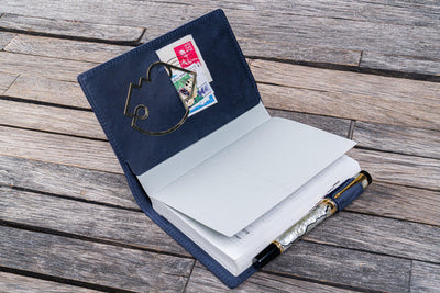 Galen Leather Slim A6 Notebook Cover