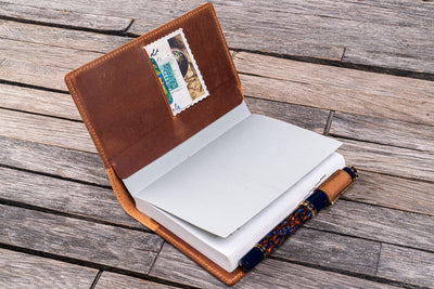 Galen Leather Slim A6 Notebook Cover