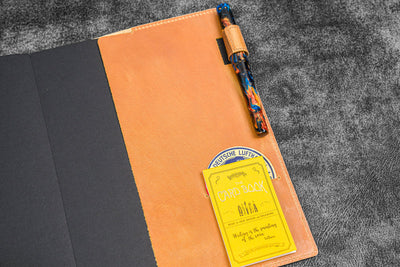 Galen Leather Slim B5 Notebook Cover