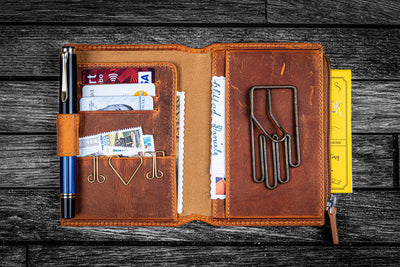 Galen Leather Traveler's Wallet Insert - Passport Size