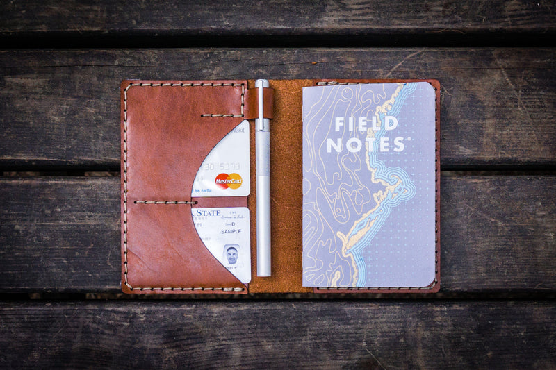 Galen Leather No.44 Personalized Leather Field Notes Cover