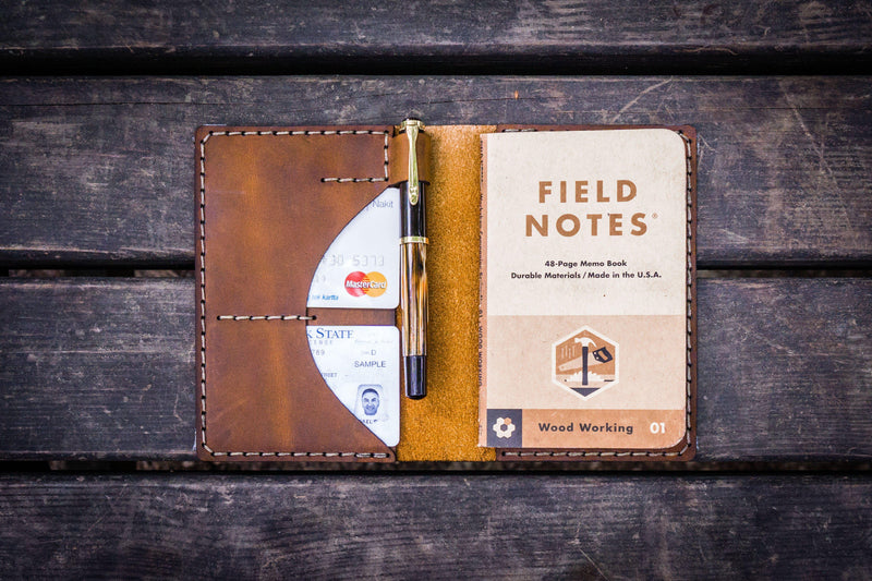 Galen Leather No.44 Personalized Leather Field Notes Cover