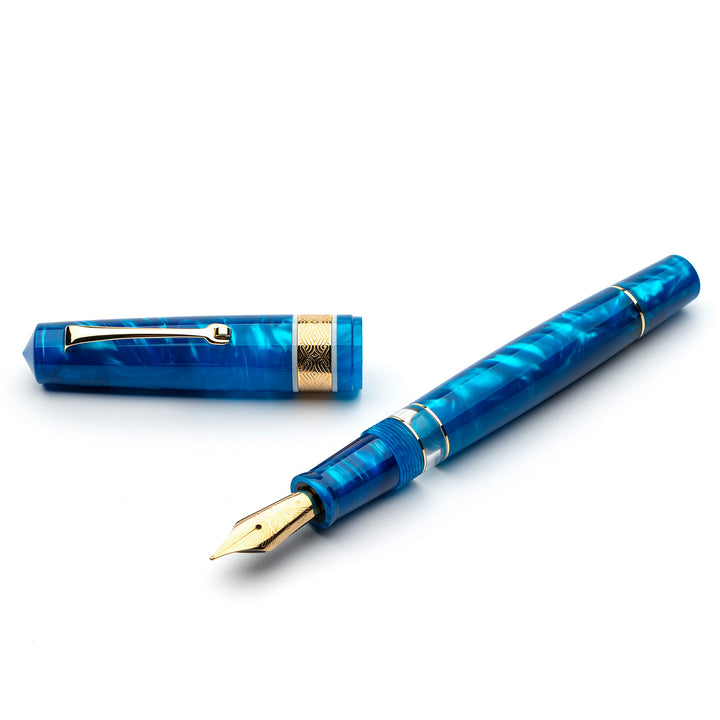 Leonardo Momento Magico Fountain Pen - Pithecusa w/ Gold Trim