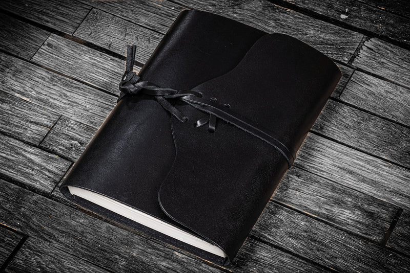 Galen Leather Refillable Leather Wrap Journal / Planner Cover