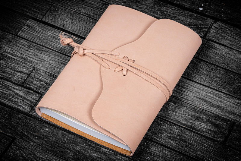 Galen Leather Refillable Leather Wrap Journal / Planner Cover