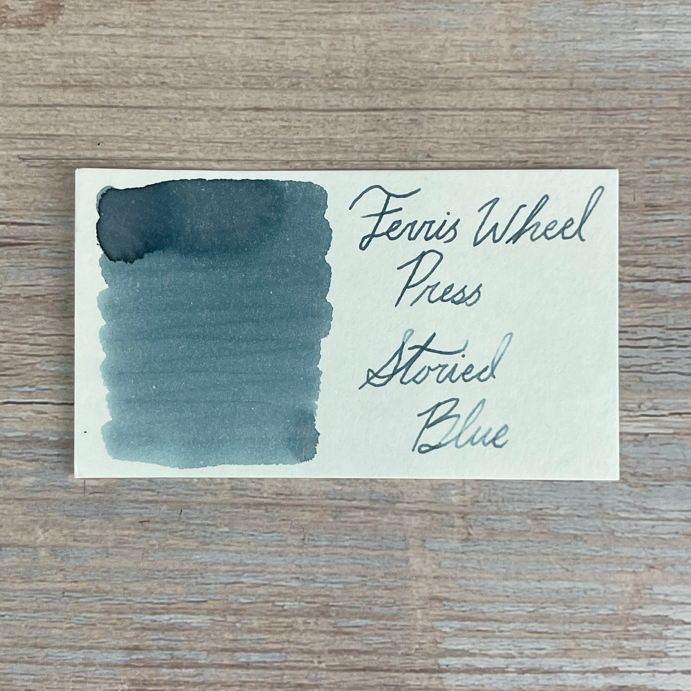 Ferris Wheel Press Storied Blue - 38ml bottled Ink