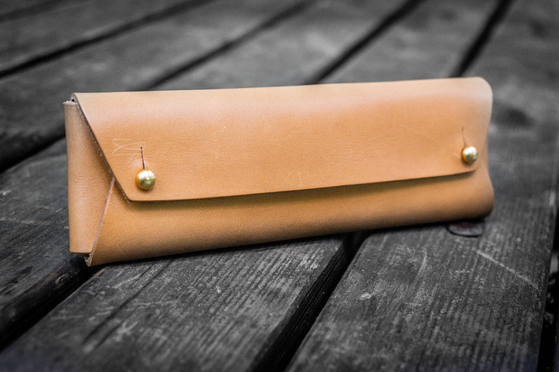 Galen Leather Student Leather Pencil Case