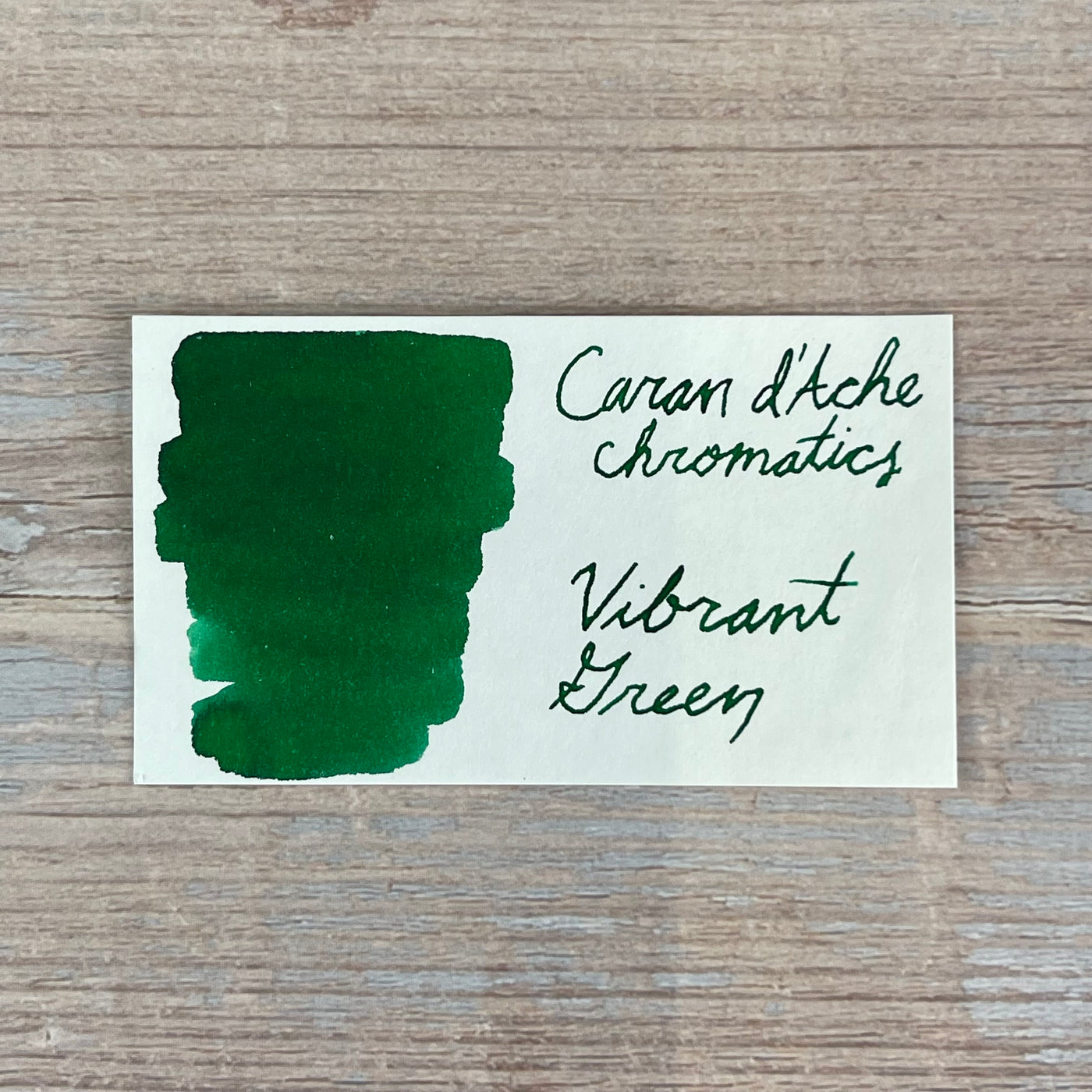 Caran d'Ache Chromatic Vibrant Green - 50ml Bottled Ink