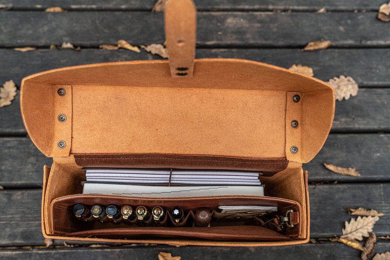 Galen Leather Writer's Medic Bag