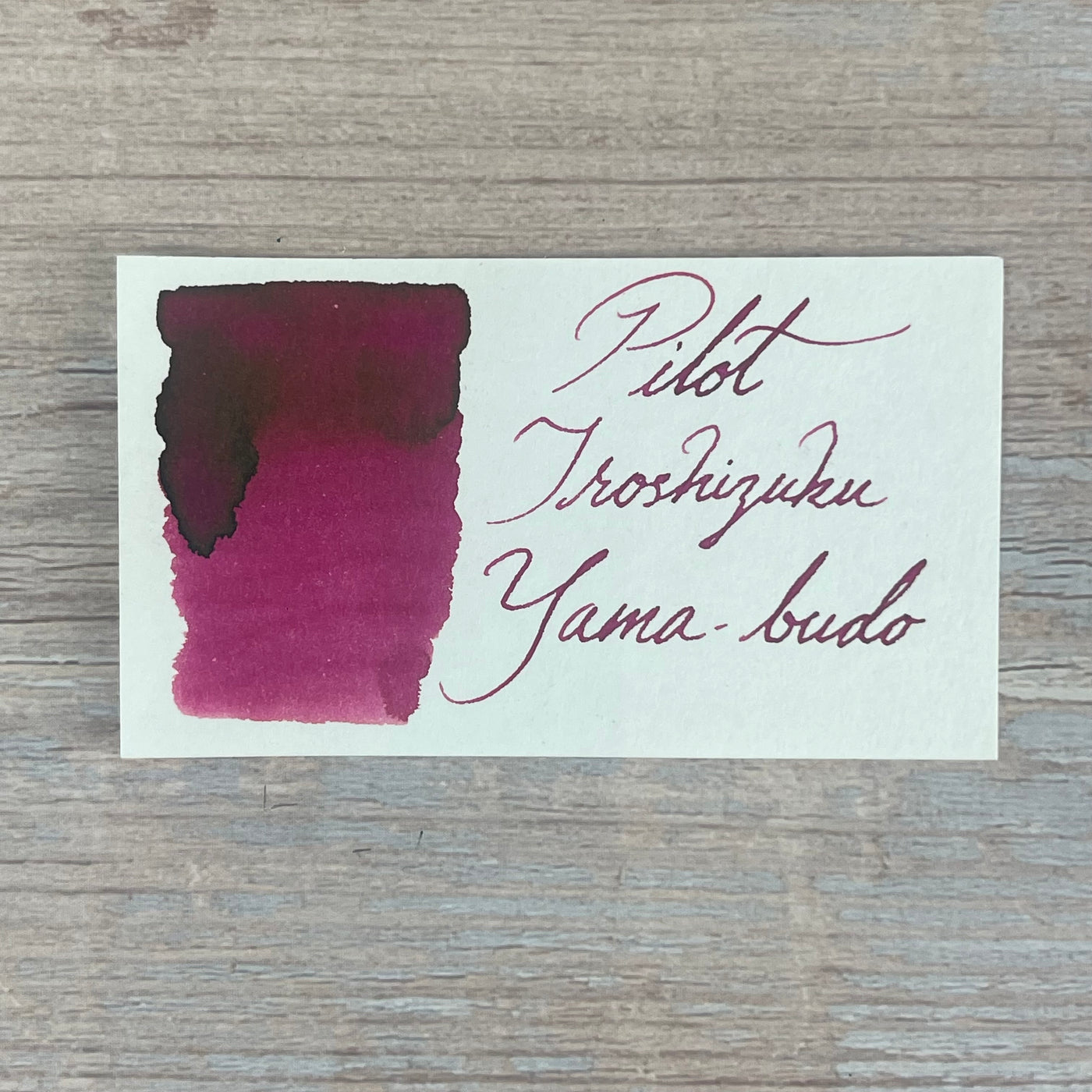 Pilot Iroshizuku Yama-Budo - 50ml Bottled Ink