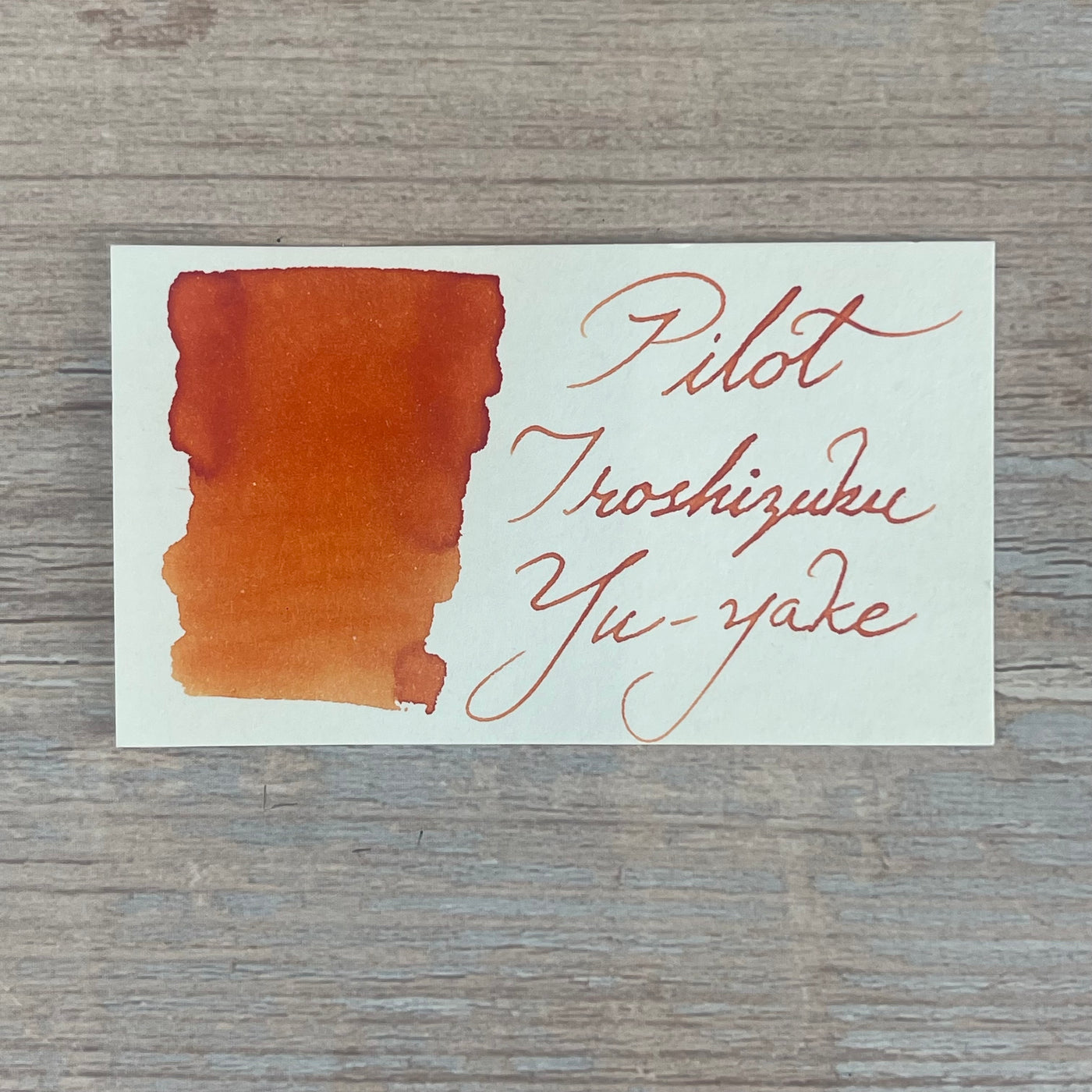 Pilot Iroshizuku Yu-Yake - 50ml Bottled Ink