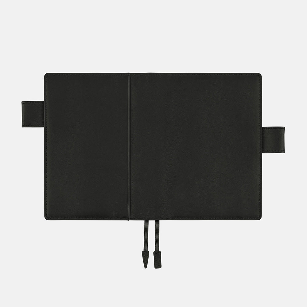 Hobonichi Techo A6 Original Planner Cover - Leather: TS Basic - Black