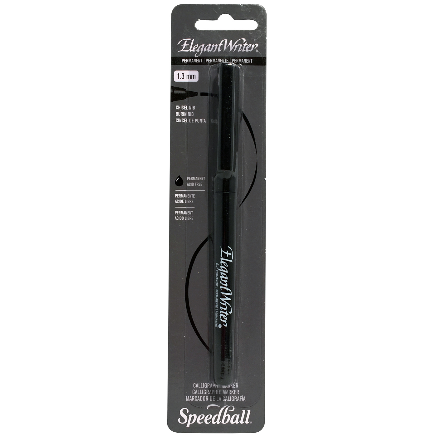 Speedball Permanent Elegant Writer Marker - Black