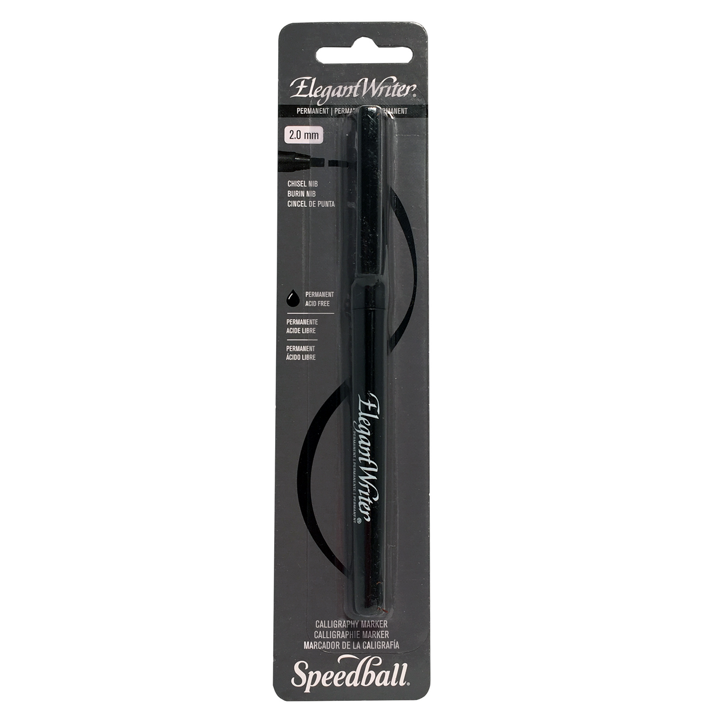 Speedball Permanent Elegant Writer Marker - Black