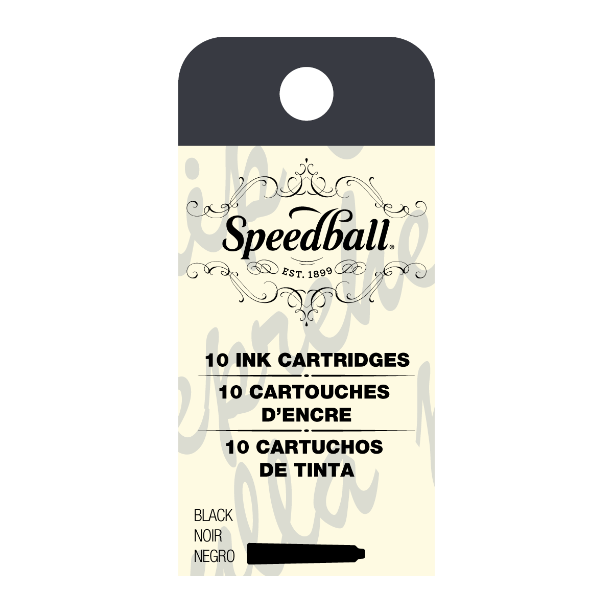 Speedball Fountain Pen Ink Cartridges - Black