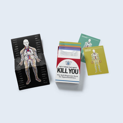 50 Things that Might Kill You: The Self-Diagnosis Card Deck for Hypochondriacs | Atlas Stationers.