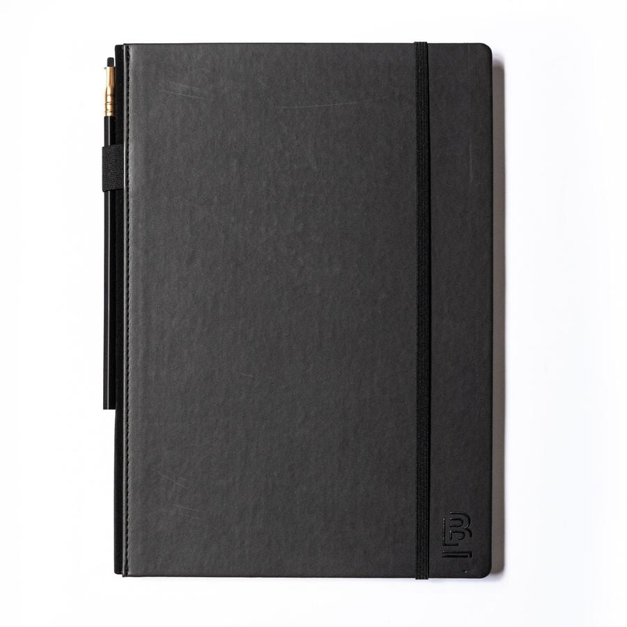 Blackwing Large Slate Notebook - Black Cover - Ruled | Atlas Stationers.