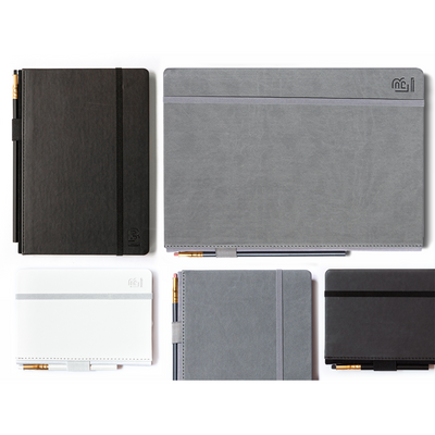 Blackwing Medium Slate Notebook - Black Cover - Plain | Atlas Stationers.