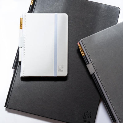 Blackwing Medium Slate Notebook - Black Cover - Plain | Atlas Stationers.