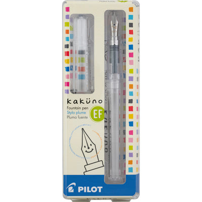 Pilot Kakuno Fountain Pen - Clear | Atlas Stationers.