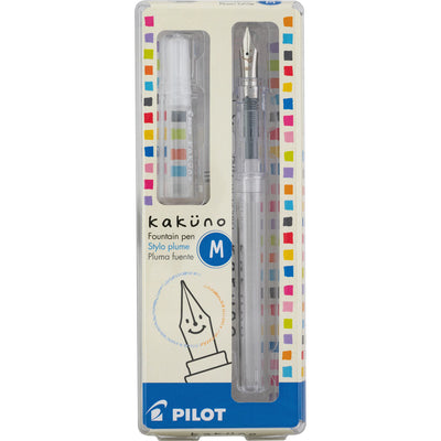 Pilot Kakuno Fountain Pen - Clear | Atlas Stationers.