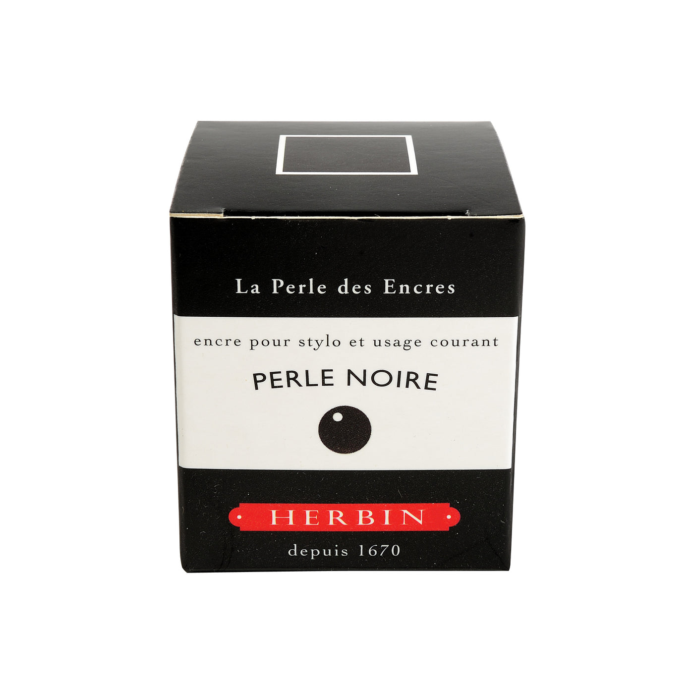 Herbin Ink - Perle Noire - 30ml Bottled Ink | Atlas Stationers.