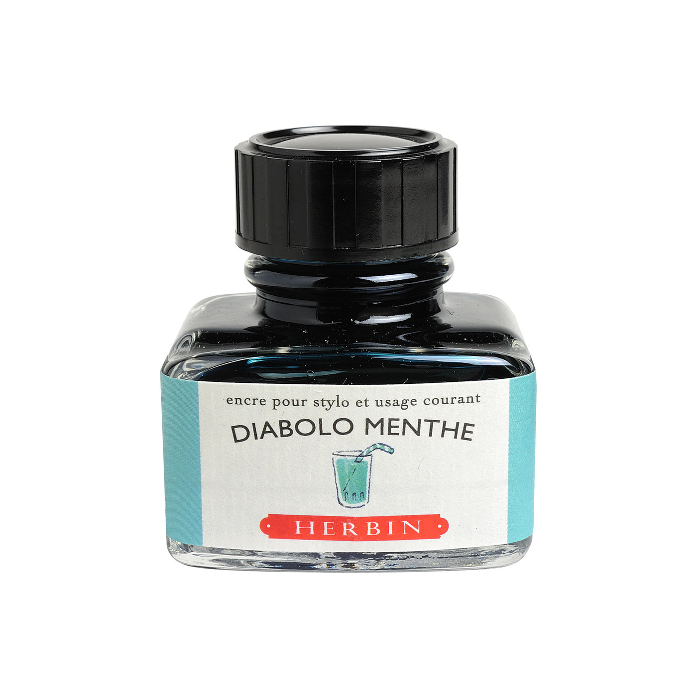 Herbin Ink - Diabolo Menthe - 30ml Bottled Ink | Atlas Stationers.